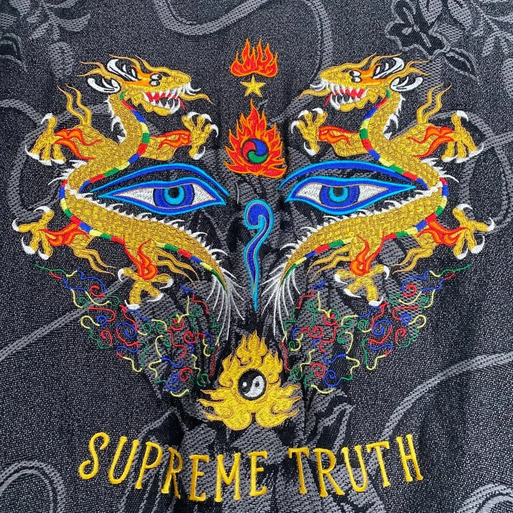 Supreme SS17 Truth Tour Jacket - Black Size M Preowned - Picture 6 of 10